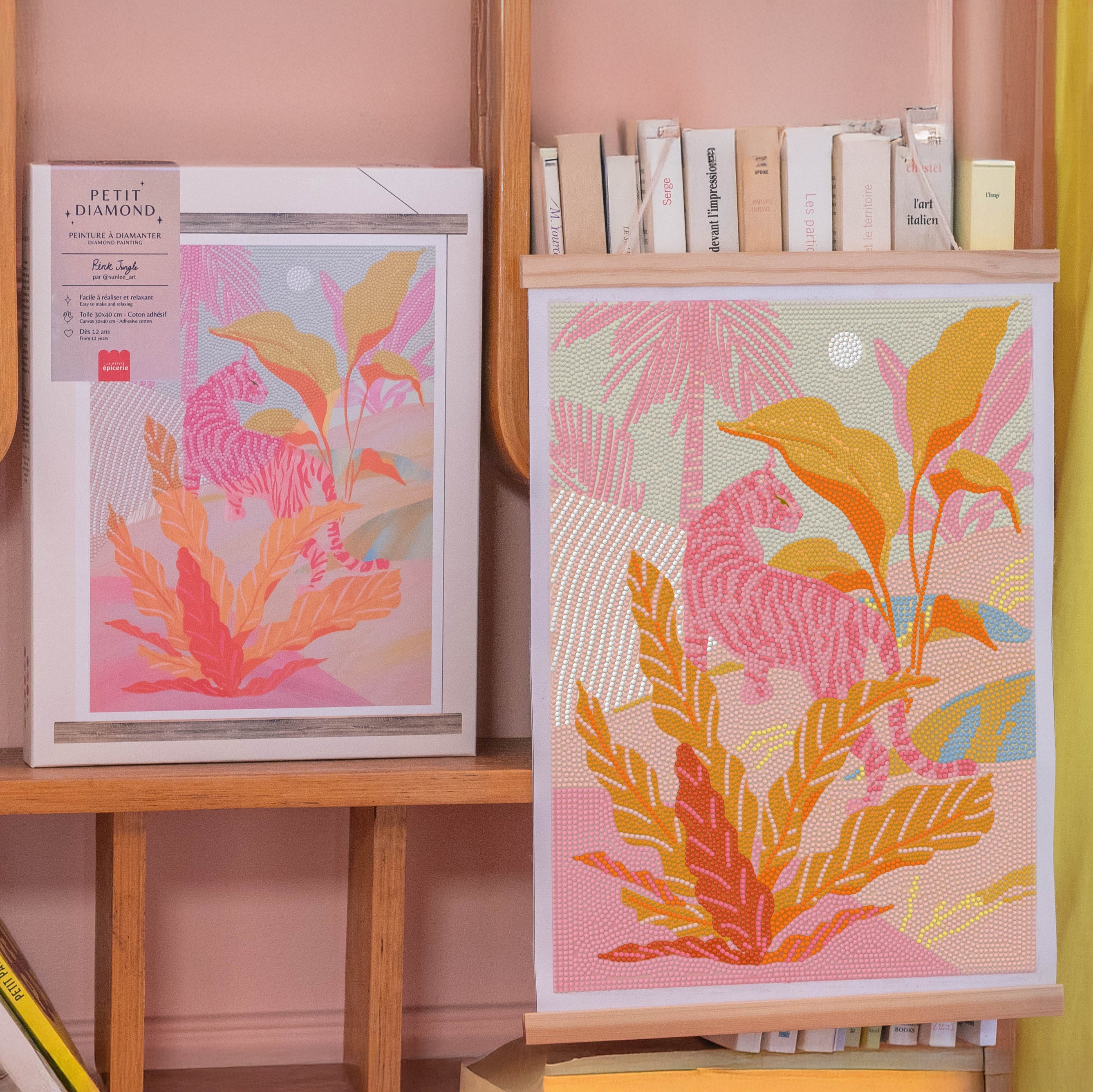 Pink Jungle - Kit Diamond Painting