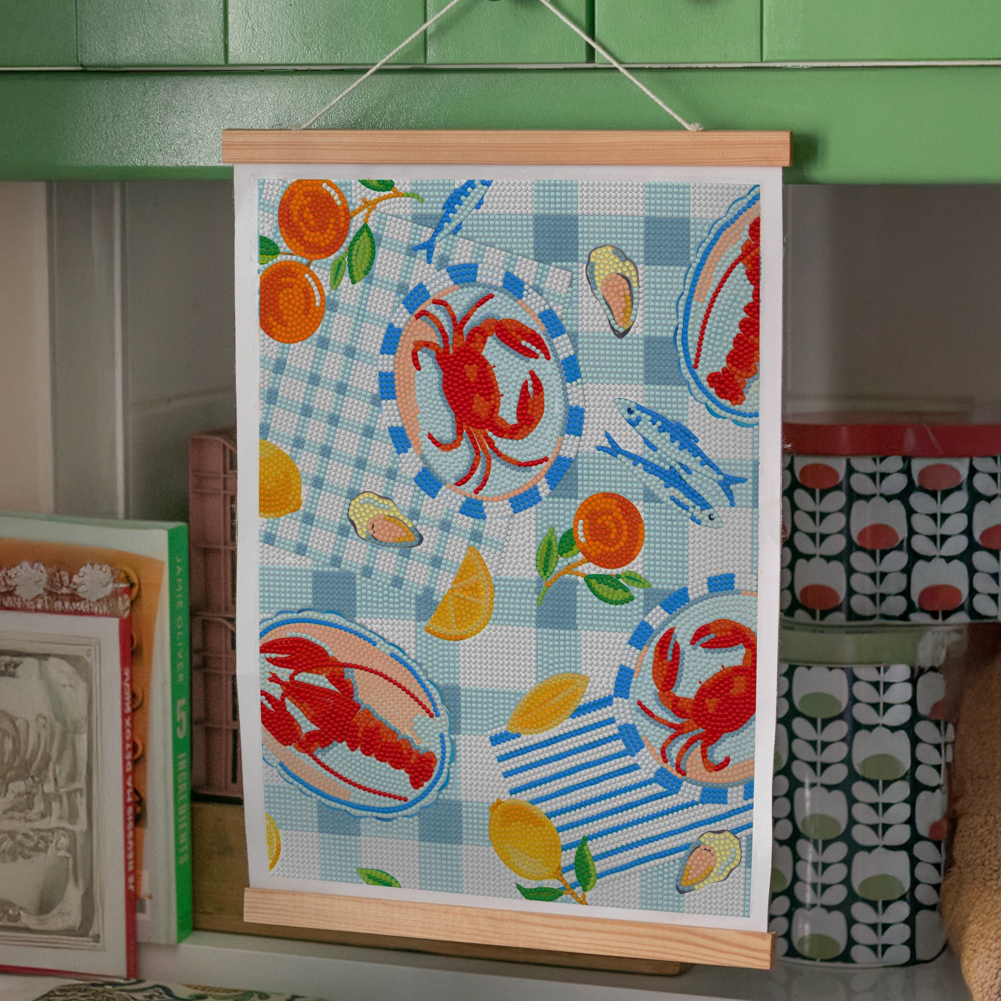 Citrus and Lobster - Kit Diamond Painting